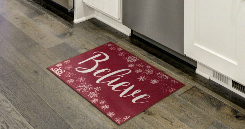 Believe Accent Rug on floor