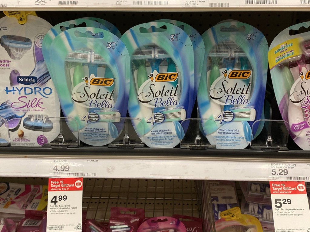 Bic Soleil Razors at Target