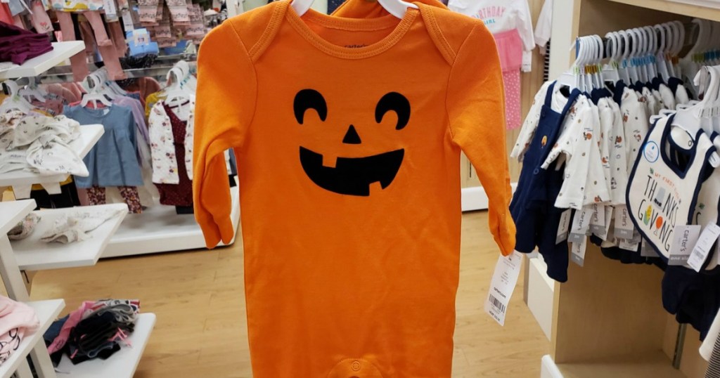 Carter's pumpkin onsie at Kohl's