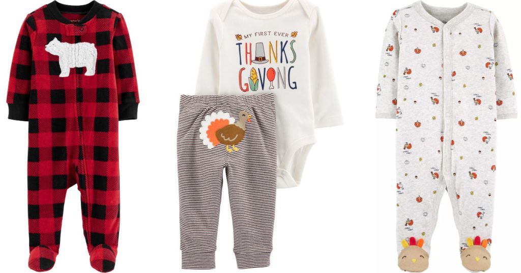 Carter's holiday pajamas