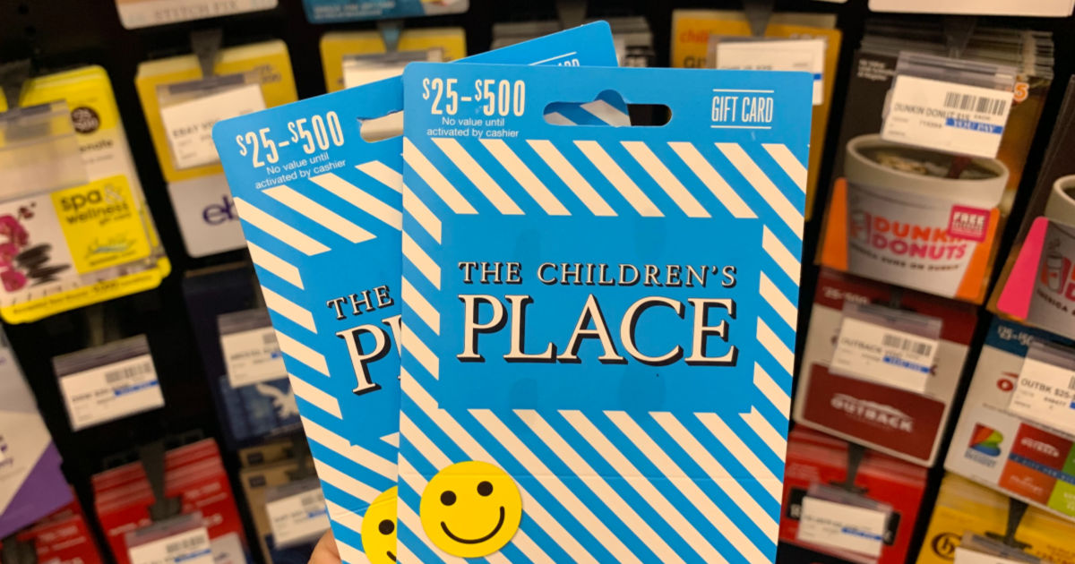 Gift cards to Children's Place 