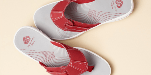 Clarks Women’s Brinkley Sail Flip-Flops Only $24.93 at Macy’s (Regularly $50)