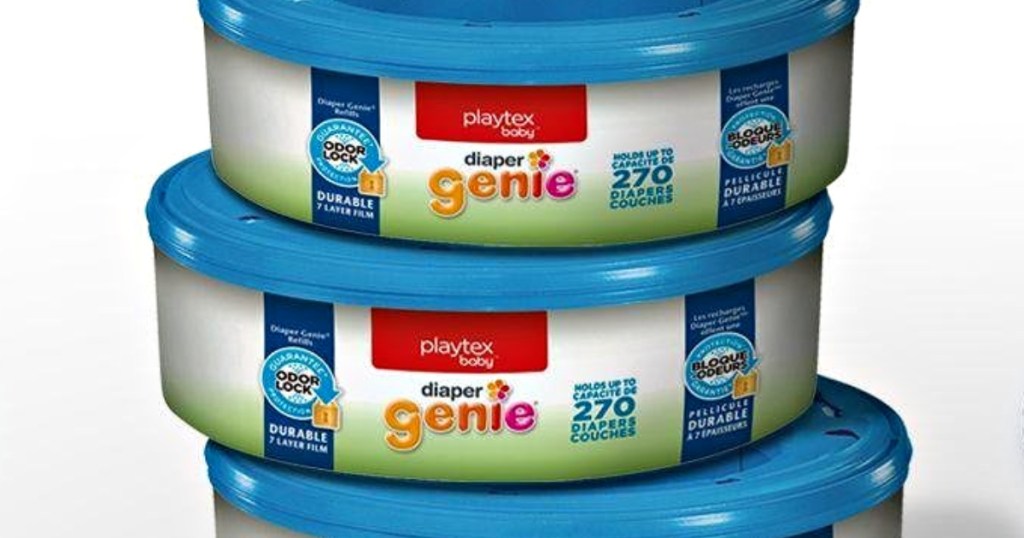 3 pack of diaper genie refils