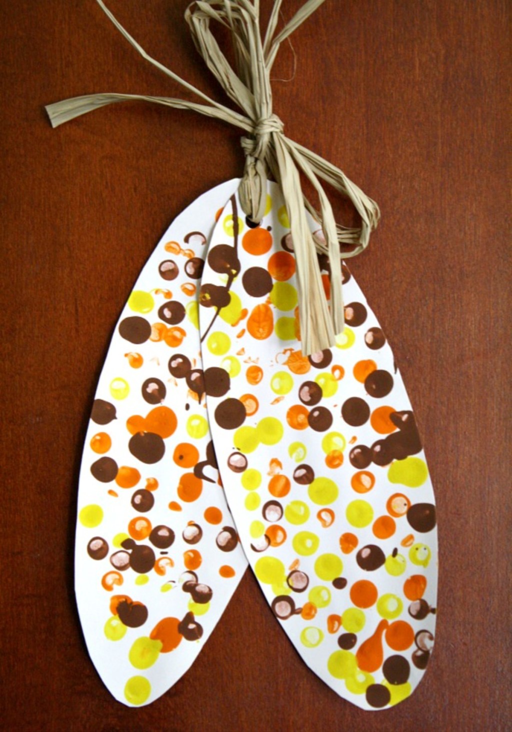 Painted Flint Corn Craft