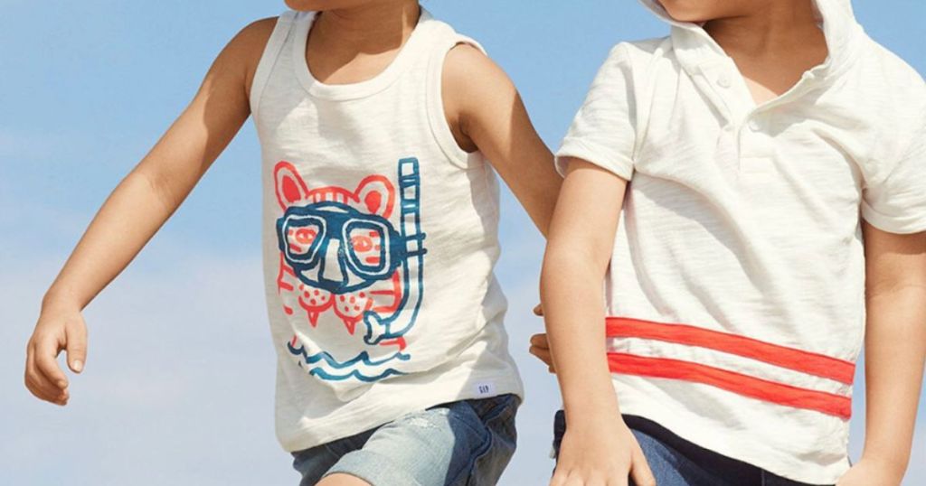 boys wearing gapbaby tank tops