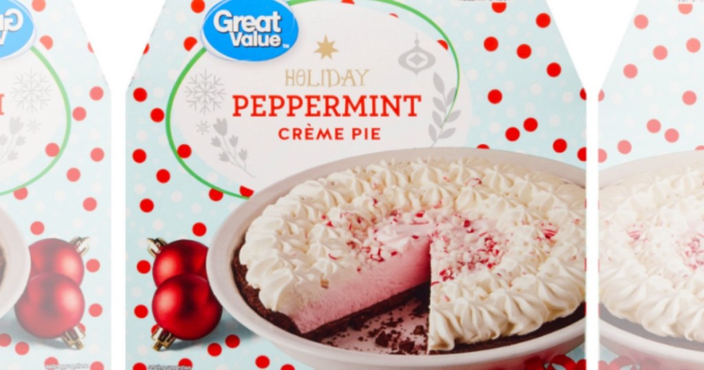 Great Value Peppermint Creme Pie box