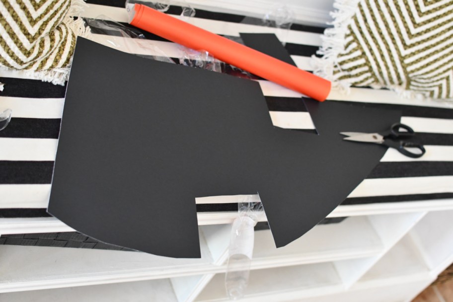 Making a DIY Halloween Pumpkin Decoration for the front door