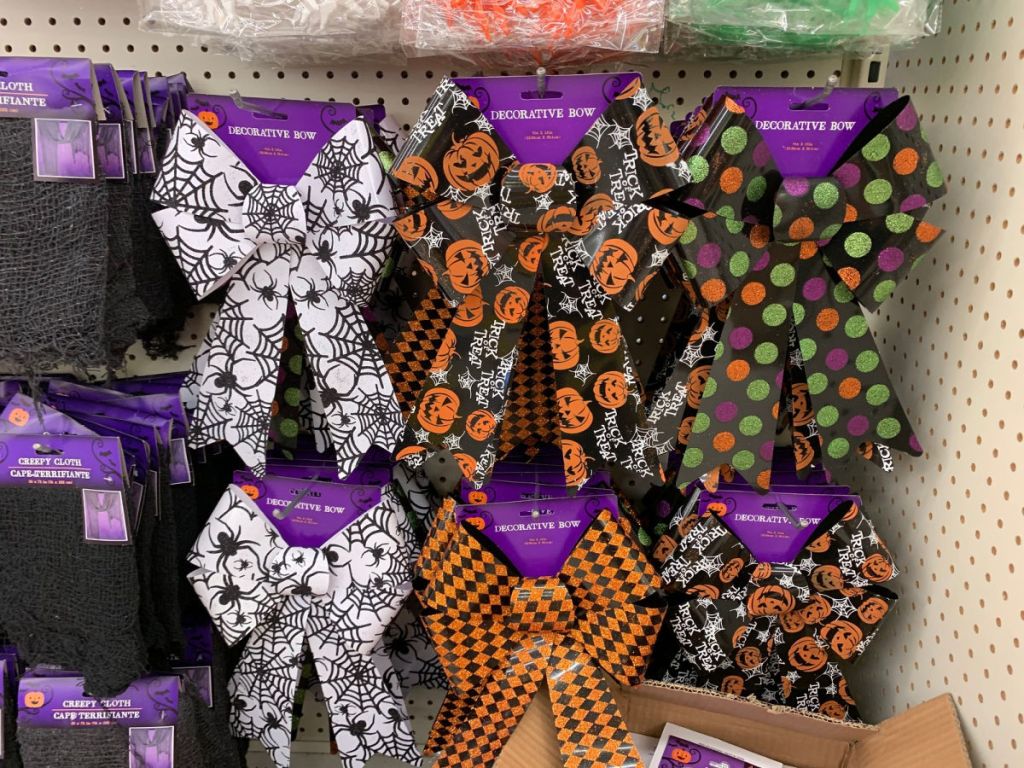 Halloween Decorative Bow at Dollar Tree