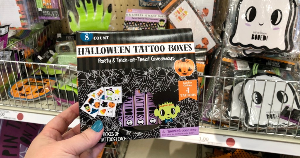 Halloween Tattoo Boxes at Target