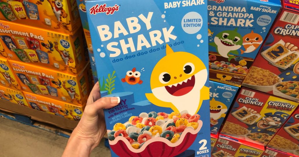 Kellogg's Baby Shark Cereal at sam's club