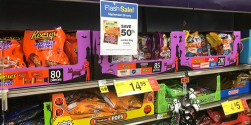 50% Off Halloween Candy Jumbo Bags at Kroger Stores (September 26th Only)