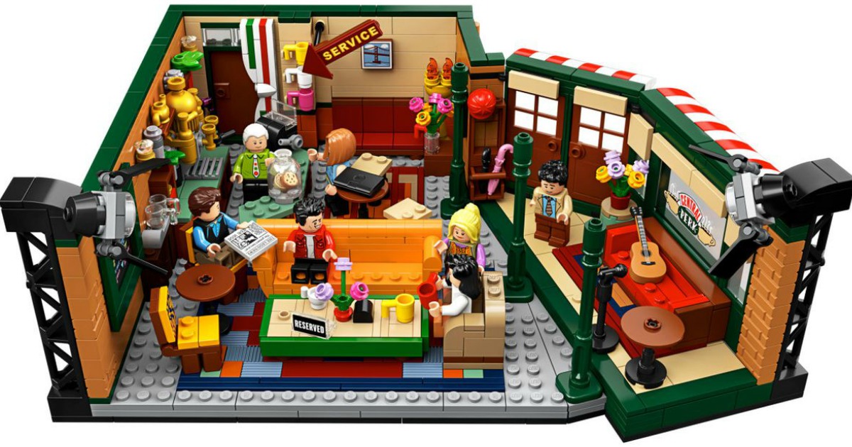 top view of LEGO Friends Central Perk Set