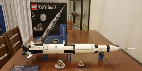 LEGO Ideas NASA Apollo Saturn V Building Kit Only $99.99 Shipped (Regularly $120)