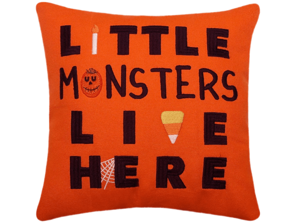 Little Monsters Throw Pillow