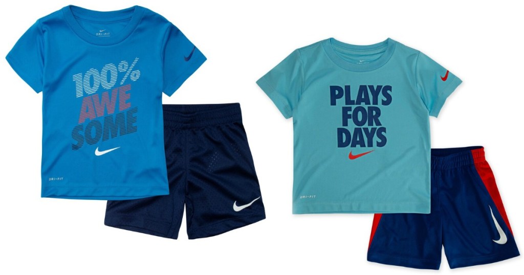 Nike boys short sets