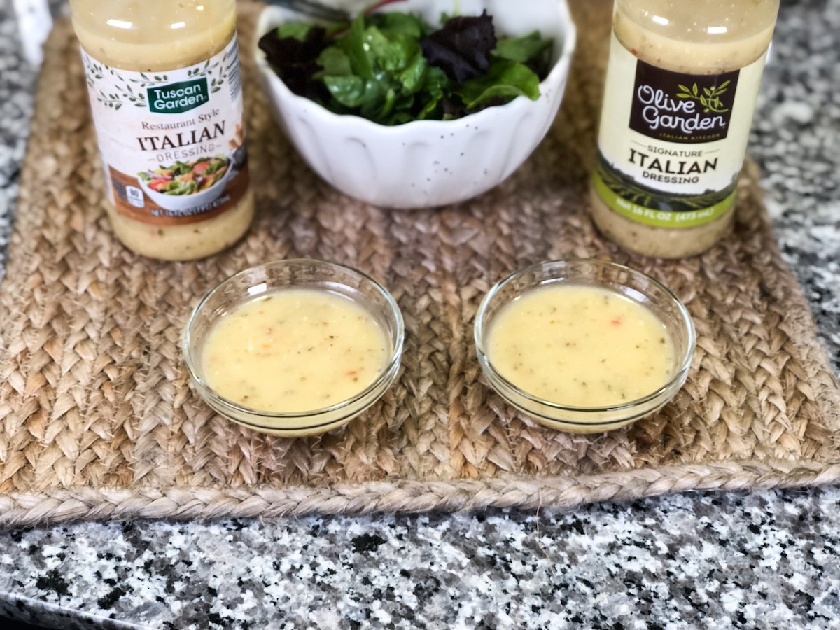 Olive Garden's Signature Italian salad dressing and Tuscan Garden Dressing