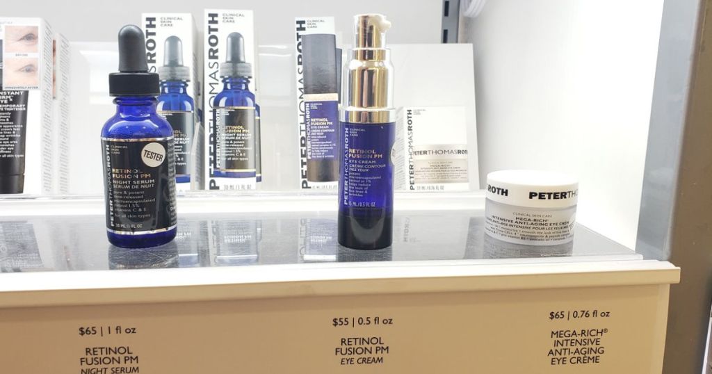 Peter Thomas Roth on display at ulta