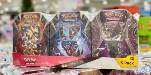 THREE Pokémon Collector Tins Just $25.99 at Costco (Only $8.66 Each) | Includes 12 Booster Packs + Bonus Cards