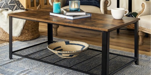 Rustic Coffee Table Only $55.99 Shipped (Regularly $86)