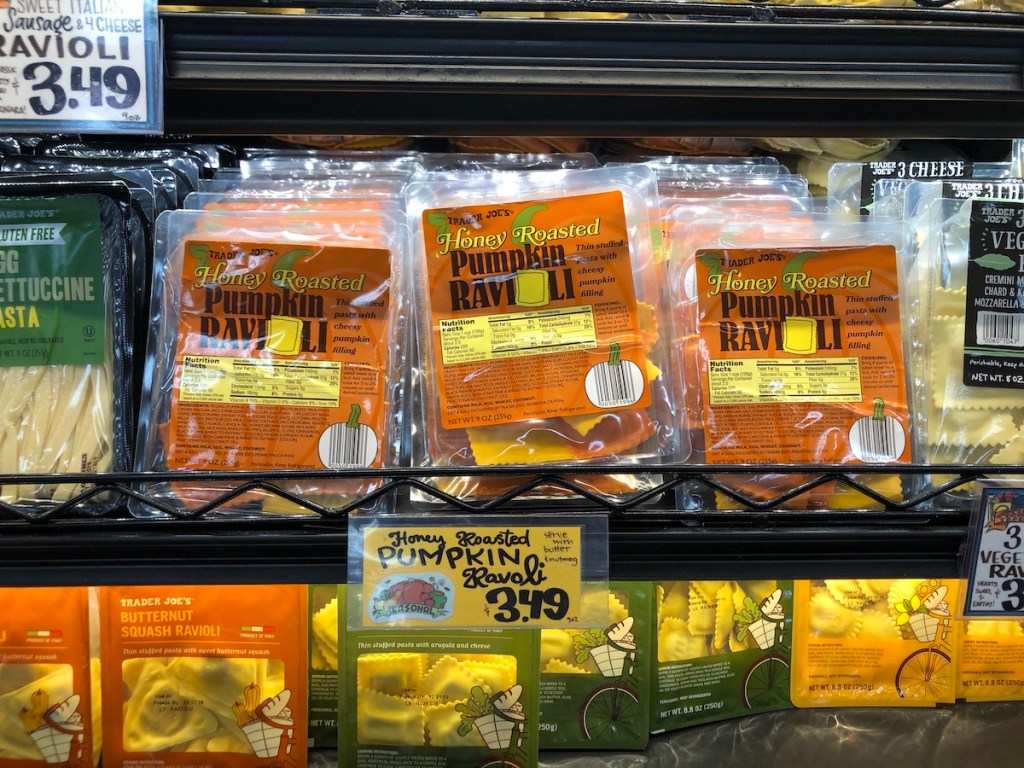 Trader Joe's Honey Roasted Pumpkin Ravioli