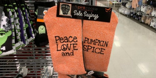 Women’s Halloween Socks Now Available at Target