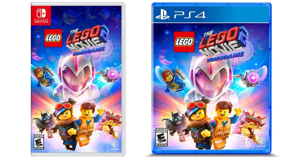 The LEGO Movie 2 Nintendo Switch and PS4 games covers