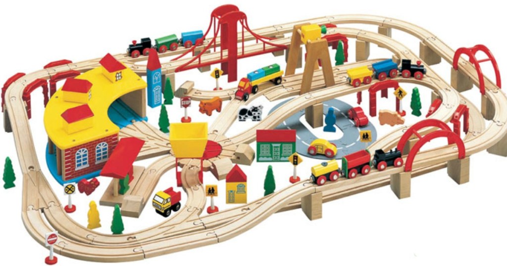 Wooden Train Set