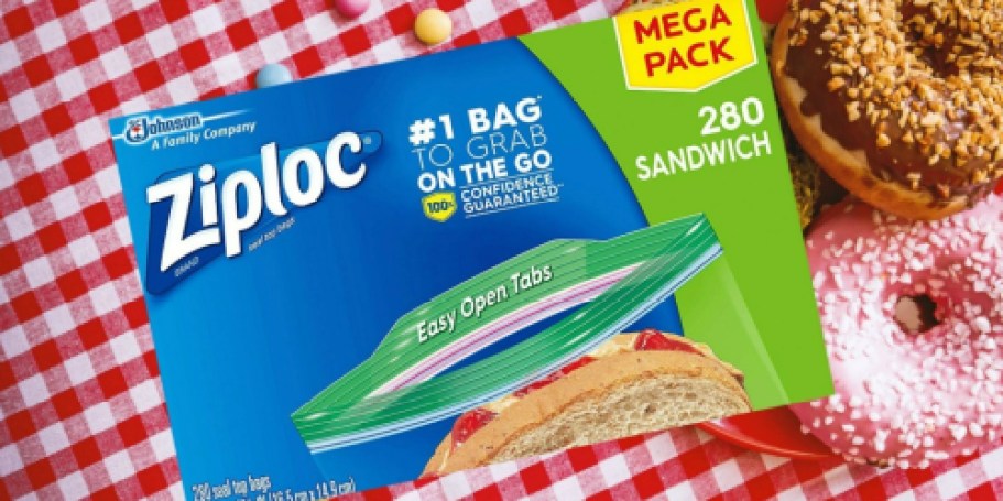 Ziploc Sandwich Bags 280-Count Just $6.84 Shipped on Amazon