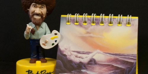 Bob Ross Talking Bobblehead & Mini Easel Book Only $4.79 (Regularly $13)