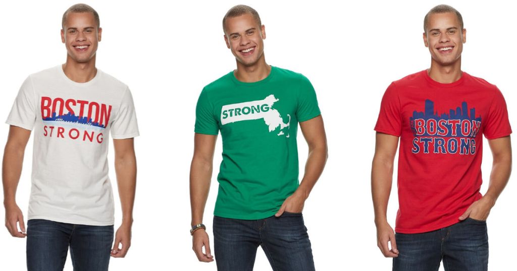 boston Strong Kohls Mens Graphic Tees