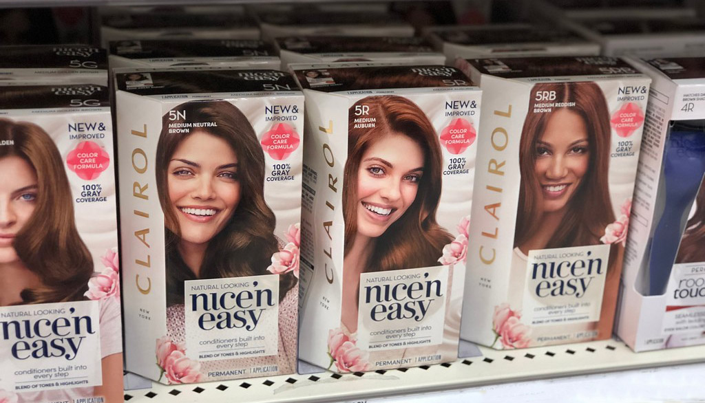 Clairol Nice'n easy on shelf