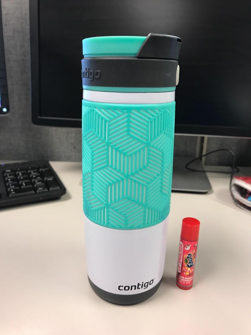 Contigo Travel Mug on desk