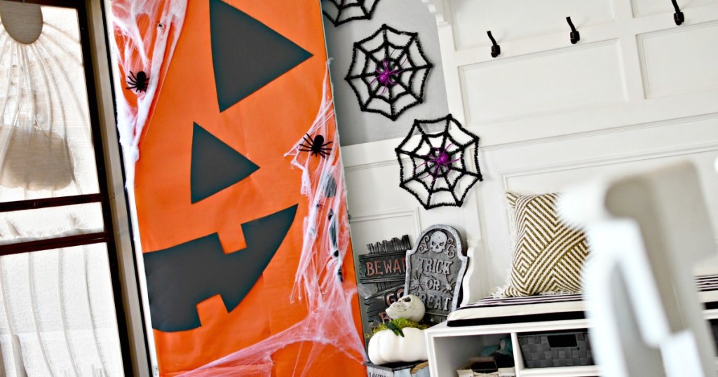 diy dollar tree halloween front door