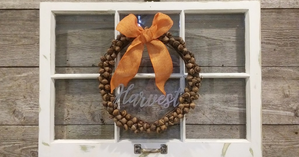 harvest Dollar Tree wreath DIY