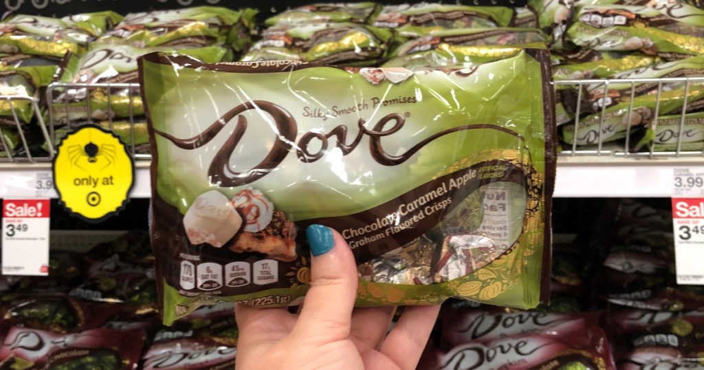 Dove white chocolate caramel apple candies