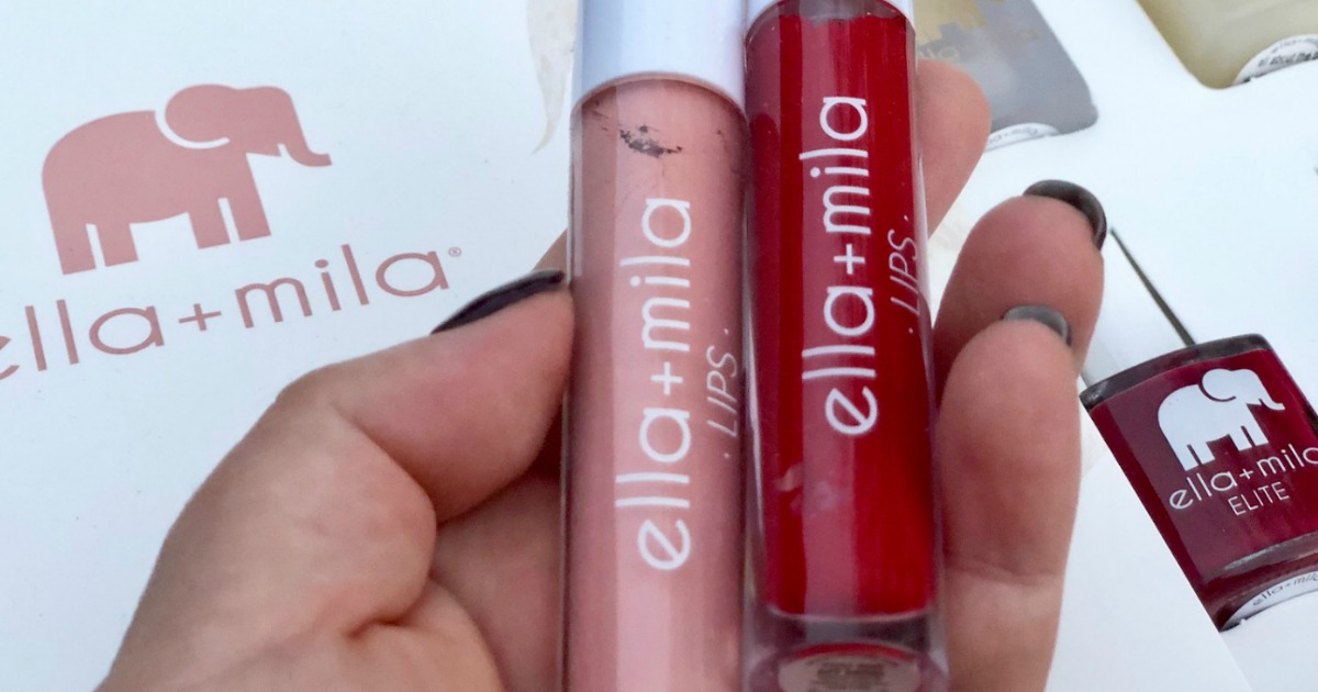 ella + mila brand lip gloss