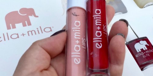 Free ella+mila Lip Gloss w/ Nail Polish Purchase ($14 Value)