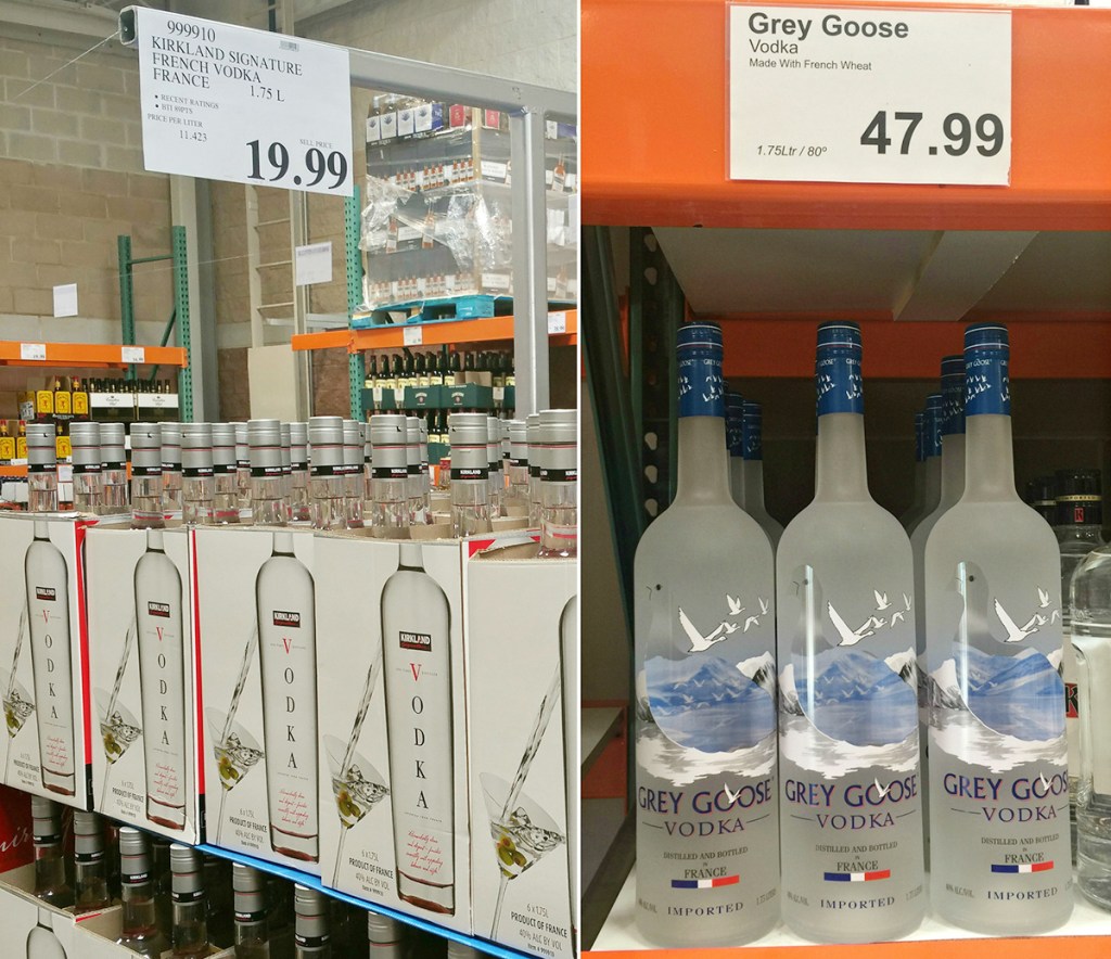 kirkland signature vodka onlinepared to grey goose vodka