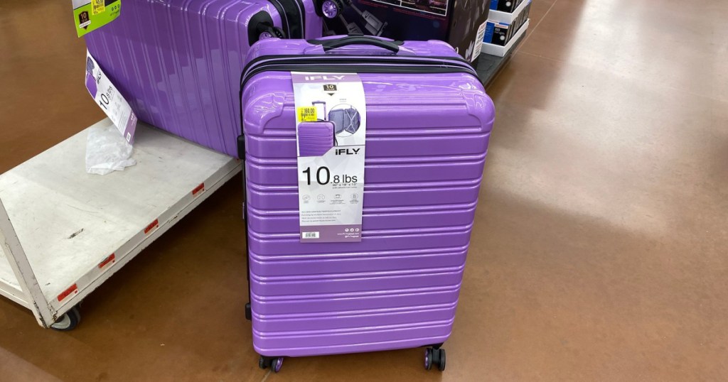 ifly purple luggage at walmart