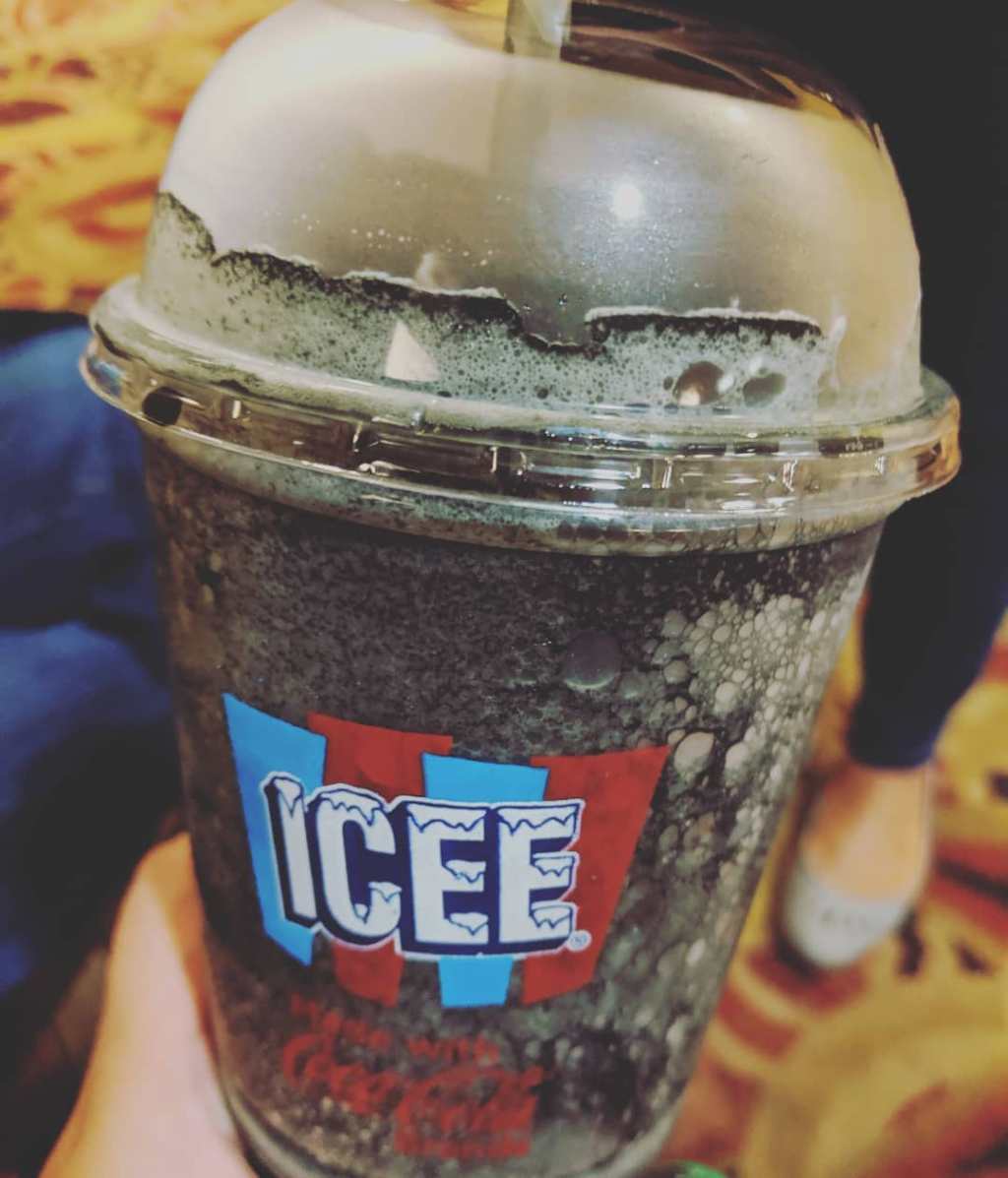 Spooky Black Cherry Icee