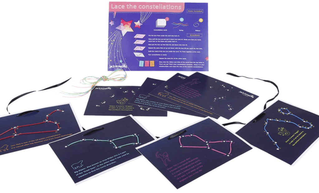 jackinthebox Space Themed Educational 3 Activities-in-1 Kit - 7-10 Years