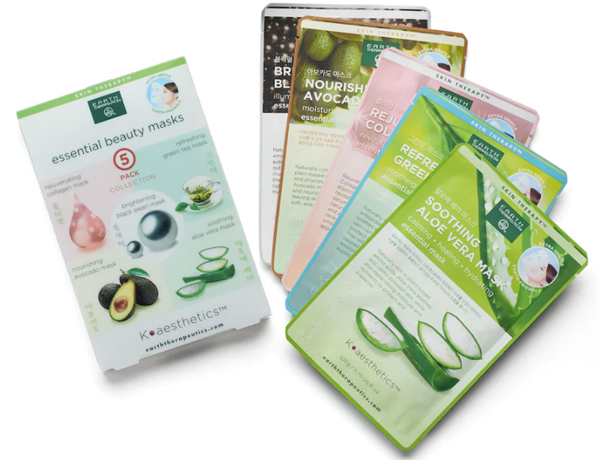 Kohl's earth therapeutic beauty masks