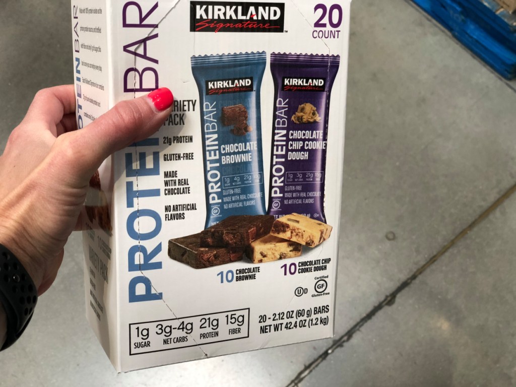 costco kirkland signature protein bars