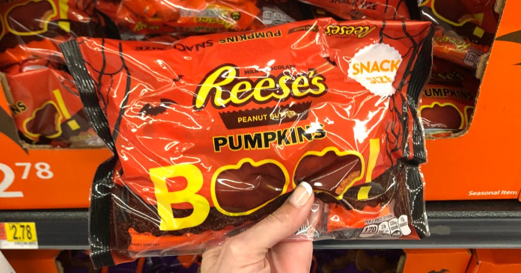 Reese's snack size pumpkins