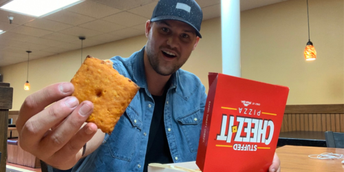 What We Think of Pizza Hut’s New Stuffed Cheez-It Pizza