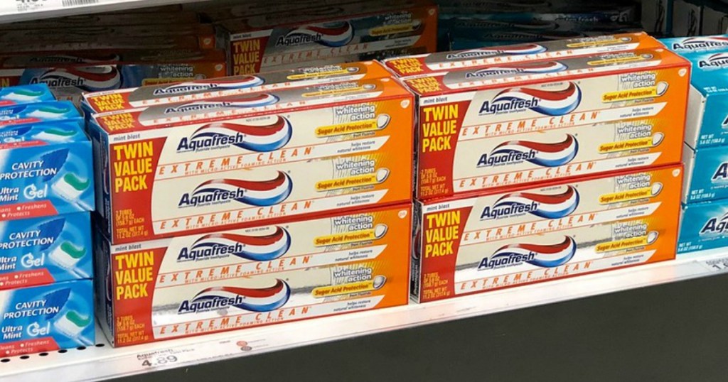 aquafresh toothpaste twin packs at target