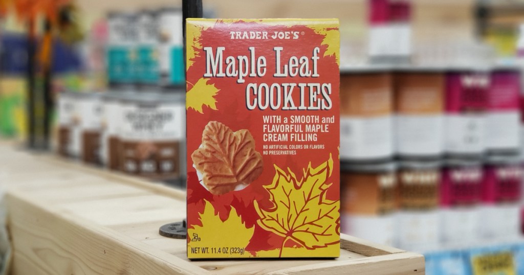 Trader Joe's Maple Leaf Cookies