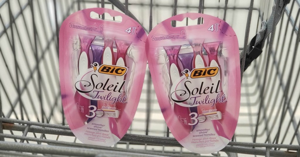 bic soleil twilight disposable razors at walgreens