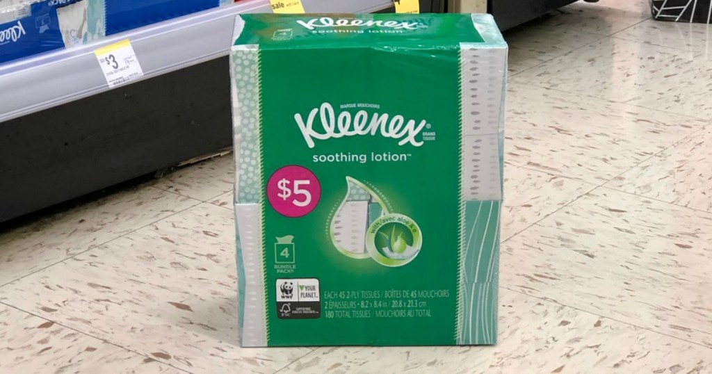 kleenex facial tissues at walgreens