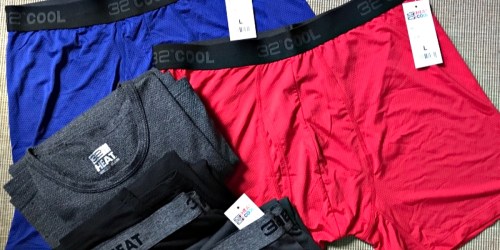 32 Degrees Men’s Active Mesh Boxer Briefs as Low as $5 Each Shipped (Regularly $16)